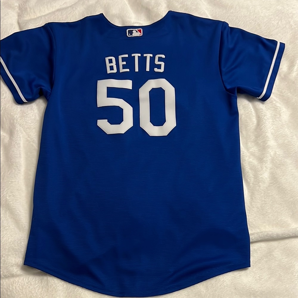 Nike Mookie Betts Dodgers Blue Jersey